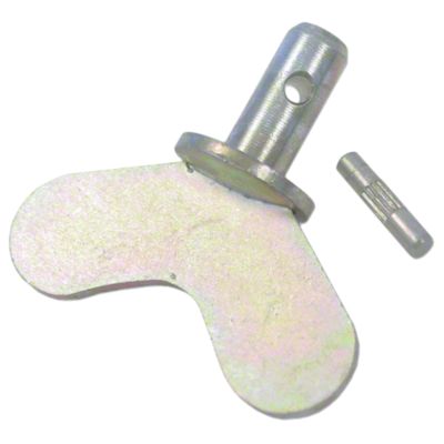 Wing Fastener for battery door and Pony motor fuel tank door; complete with knurled cross pin