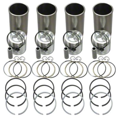 Sleeve and Piston Kit (3-3/8" Overbore), Ferguson TO35, F40; MF 35, 50, 202, 204; MH 50