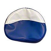 Blue And White Tractor Seat Cushion
