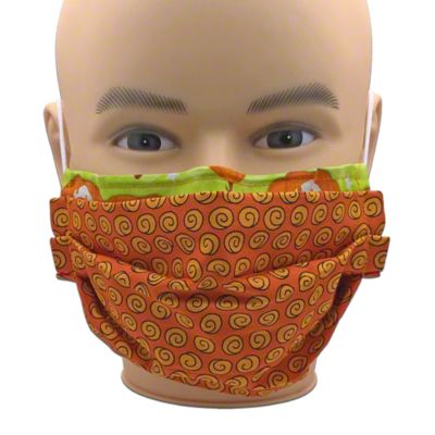 A Haunting We Will GLOW, Pleated Style Face Mask