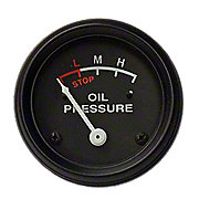 Oil Pressure Gauge (0-30 PSI) - engine mounted
