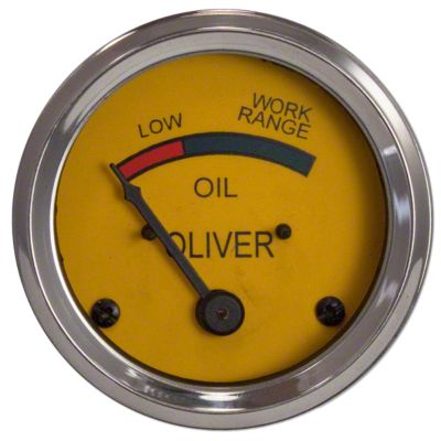 Oil Pressure Gauge (0-25 PSI) - Dash mounted