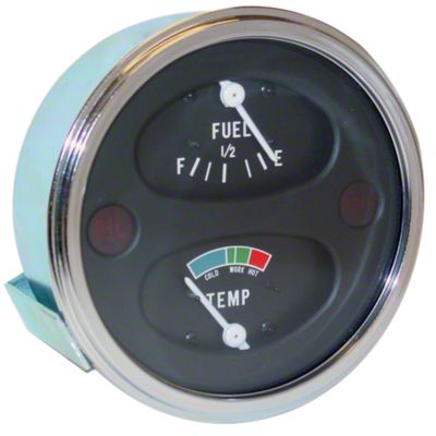 Oliver / White Instrument Cluster Gauge, Positive Ground