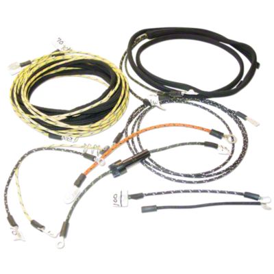 Restoration Quality Wiring Harness For Tractors Using 2 Wire Cut-Out Relay