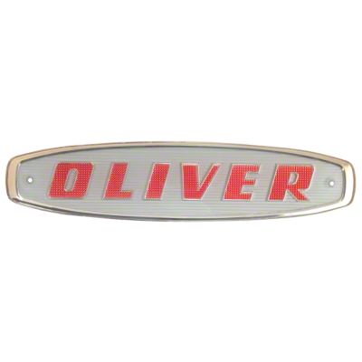 Front Emblem, 101430A, Oliver 550, 770, 880, 950, 995