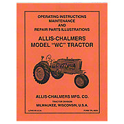 Operators Manual Reprint: AC WC (1939)