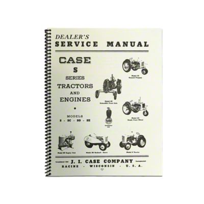 Case S Series Service Manual Reprint