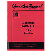 Operators Manual: Farmall 450