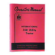 Operators Manual: IH 350 Utility (Gas / Lp)