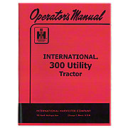 Operators Manual: IH 300 Utility