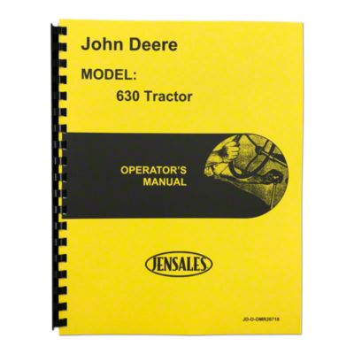 Operator Manual:  JD 630