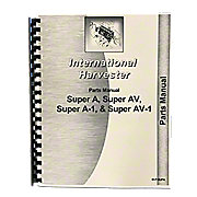 International Harvester Farmall Super A Parts Manual