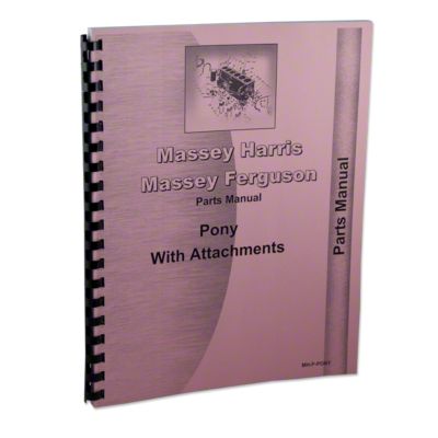 Massey Harris Pony Parts Manual Reprint