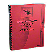 International 200, 230, 240 Parts Manual Reprint