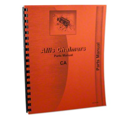 Allis Chalmers CA Parts Manual Reprint