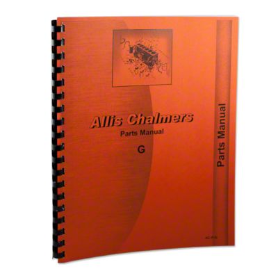 Allis Chalmers G Parts Manual Reprint