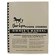 Char-Lynn Power Steering Owners Manual