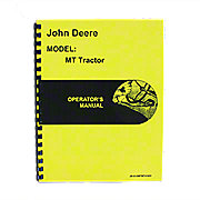Operators Manual Reprint:  JD MT Only