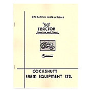 Operators Manual Reprint: Cockshutt 50