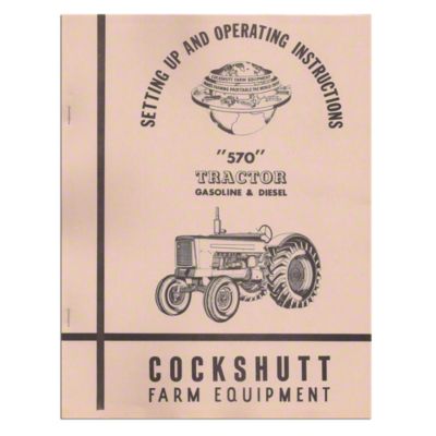Operators Manual Reprint: Cockshutt 570