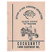 Operators Manual Reprint: Cockshutt 35, Blackhawk 35