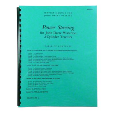 2-Cylinder Power Steering Service Manual Reprint