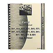 Operator Manual: Ford 601 &amp; 801 Series Diesel