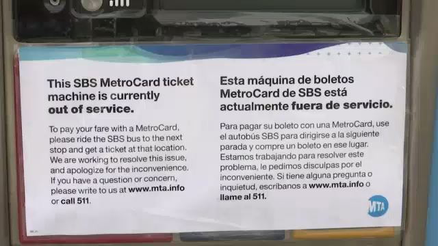 Select Bus Service Riders in the Bronx and Queens Deal with Broken Ticketing Machines