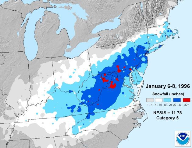 20 Years Ago The Blizzard Of 1996