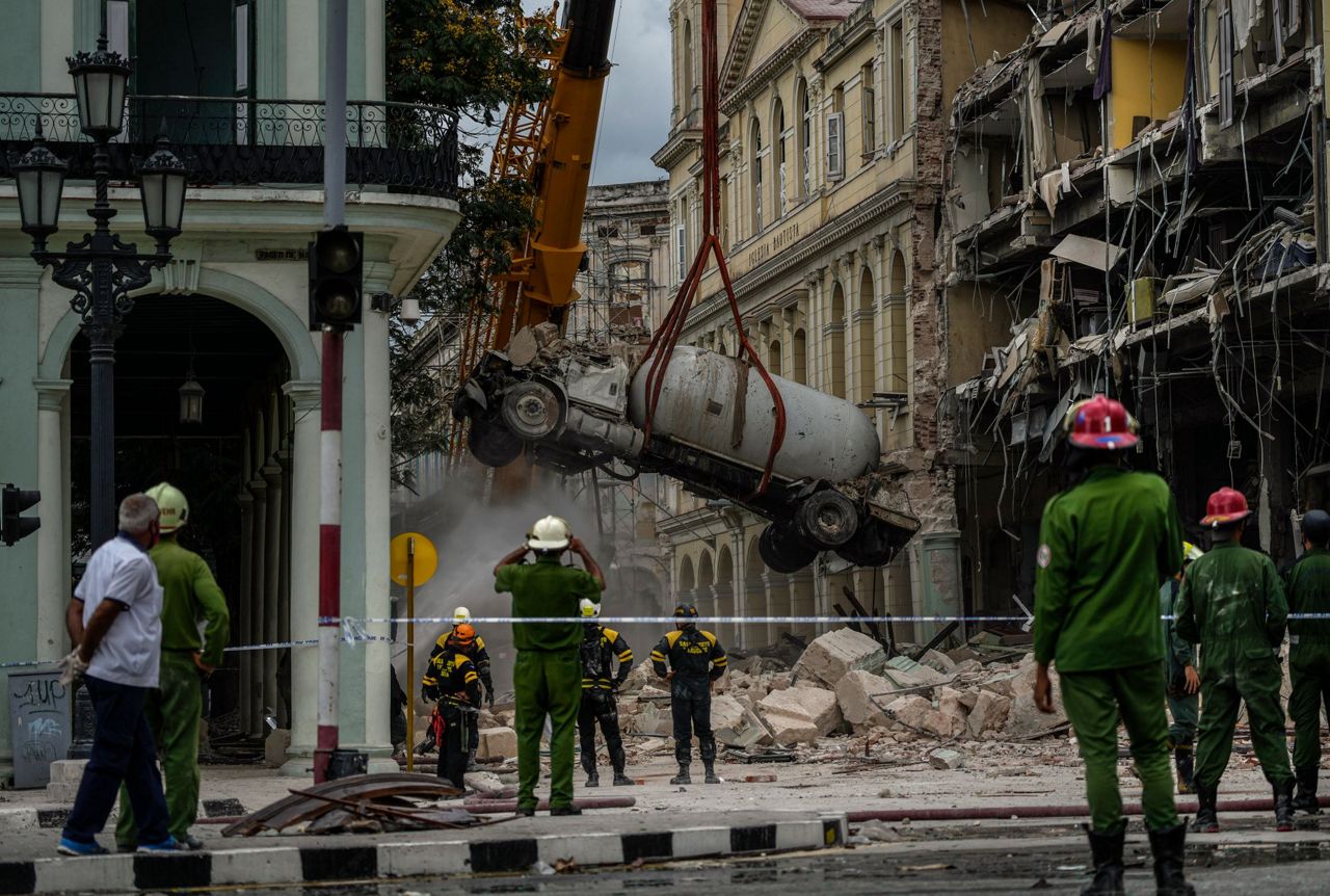 Rescuers Look For Victims At Cuba Hotel After Blast Kills 22