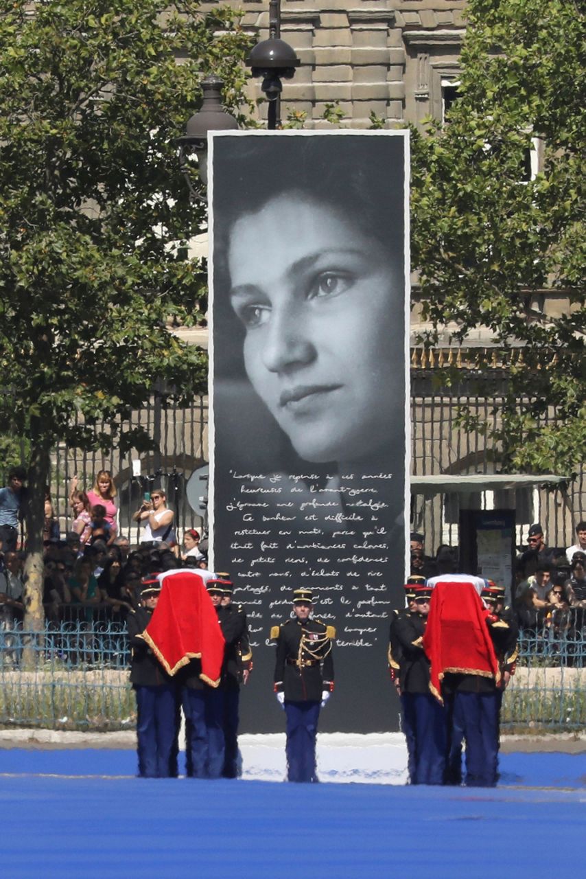 France Honors Holocaust Survivor Simone Veil At The Pantheon