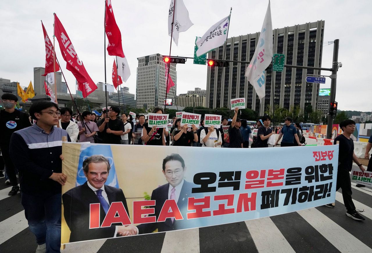 South Koreans Protest Japan S Plans To Release Treated Wastewater From