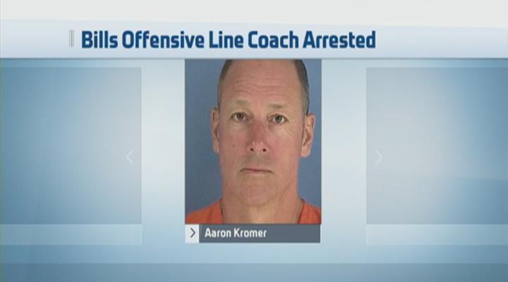 Aaron Kromer, Bills assistant coach, placed on leave after arrest