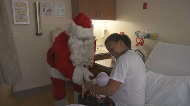 Santa Visits Newborns at St. Peter's Hospital in Albany - Spectrum News