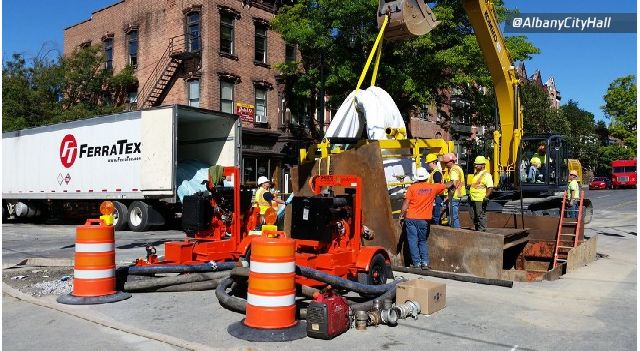Albany Mayor: Intersection Reopening Delayed as Work Continues on Sinkhole - TWC News