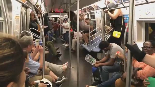 Riders Have Wide Range of Reactions to Mouse on E Train