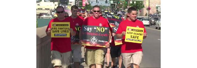 Community Rallies to Save Firefighter Jobs - TWC News