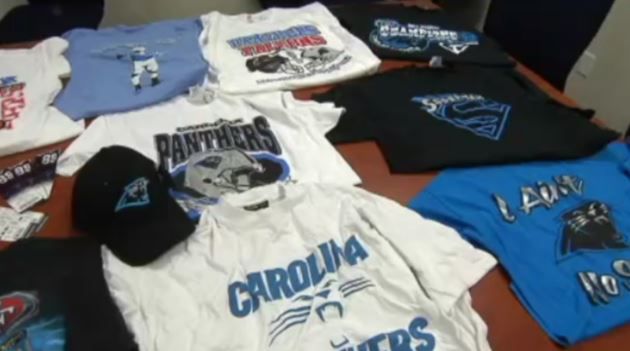 Counterfeit Carolina Panthers gear not always easy to spot 