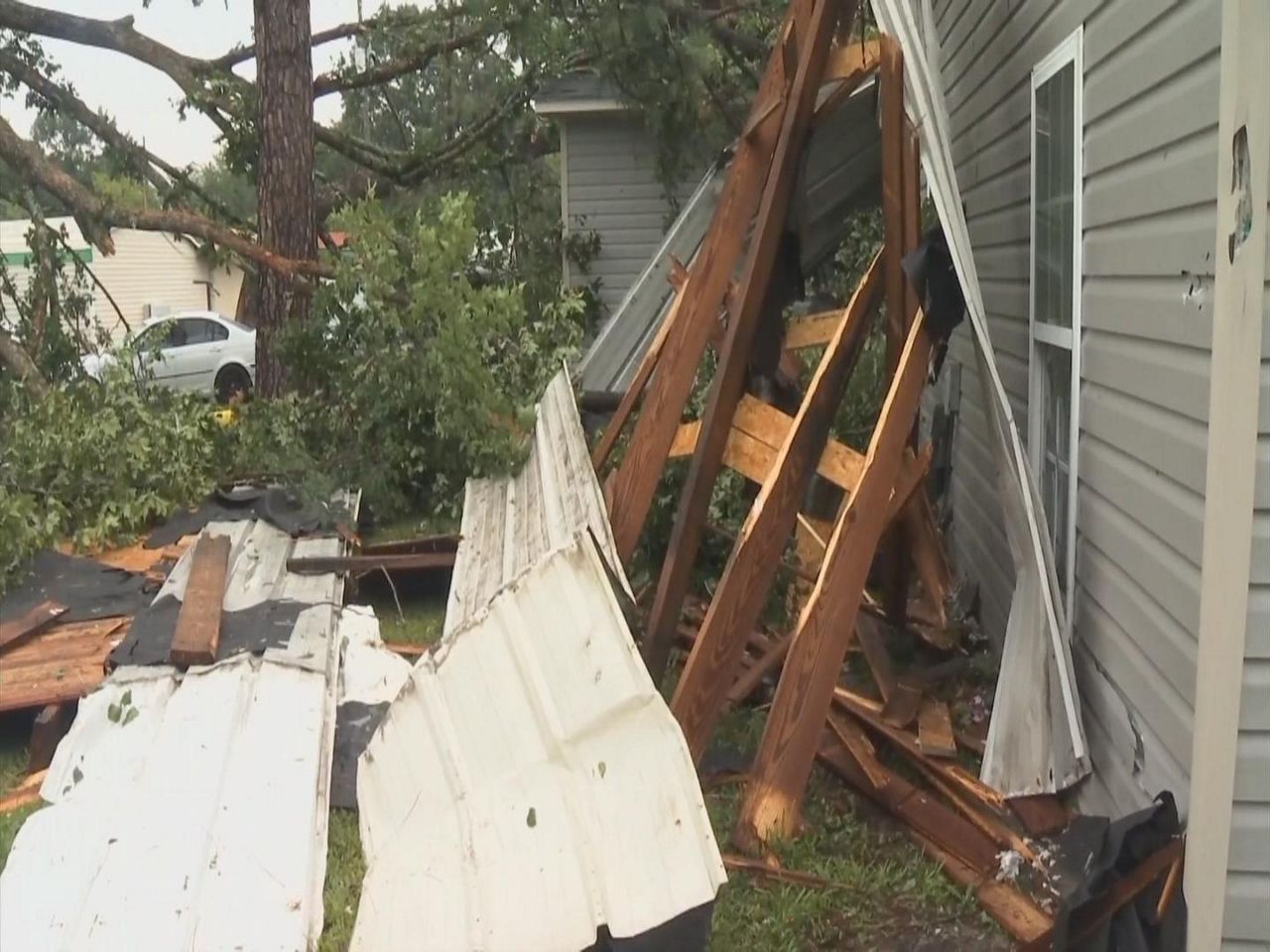 Storm damage clean-up underway in Johnston County