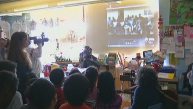 Students from Albany's Delaware Community School Skyped with Students in ... - TWC News