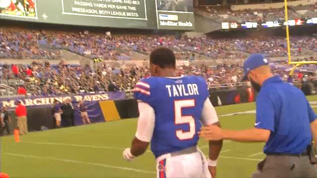 Redskins mourn Taylor, fall to Bills