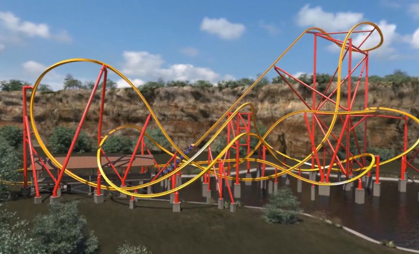 Six flags fiesta texas roller coasters