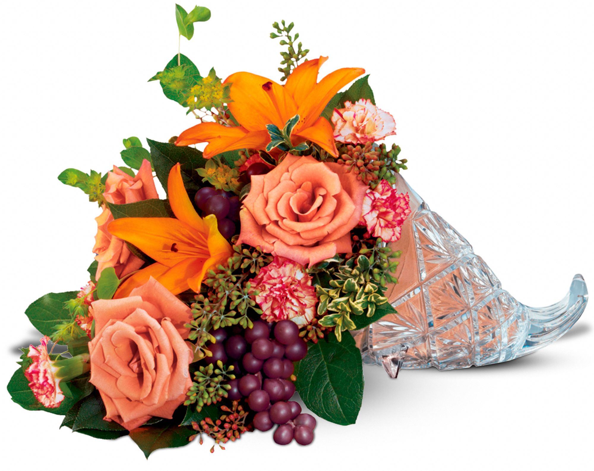 Teleflora's Waterford Crystal Cornucopia in Saginaw&nbsp;MI, Gaertner's Flower Shops & Greenhouses
