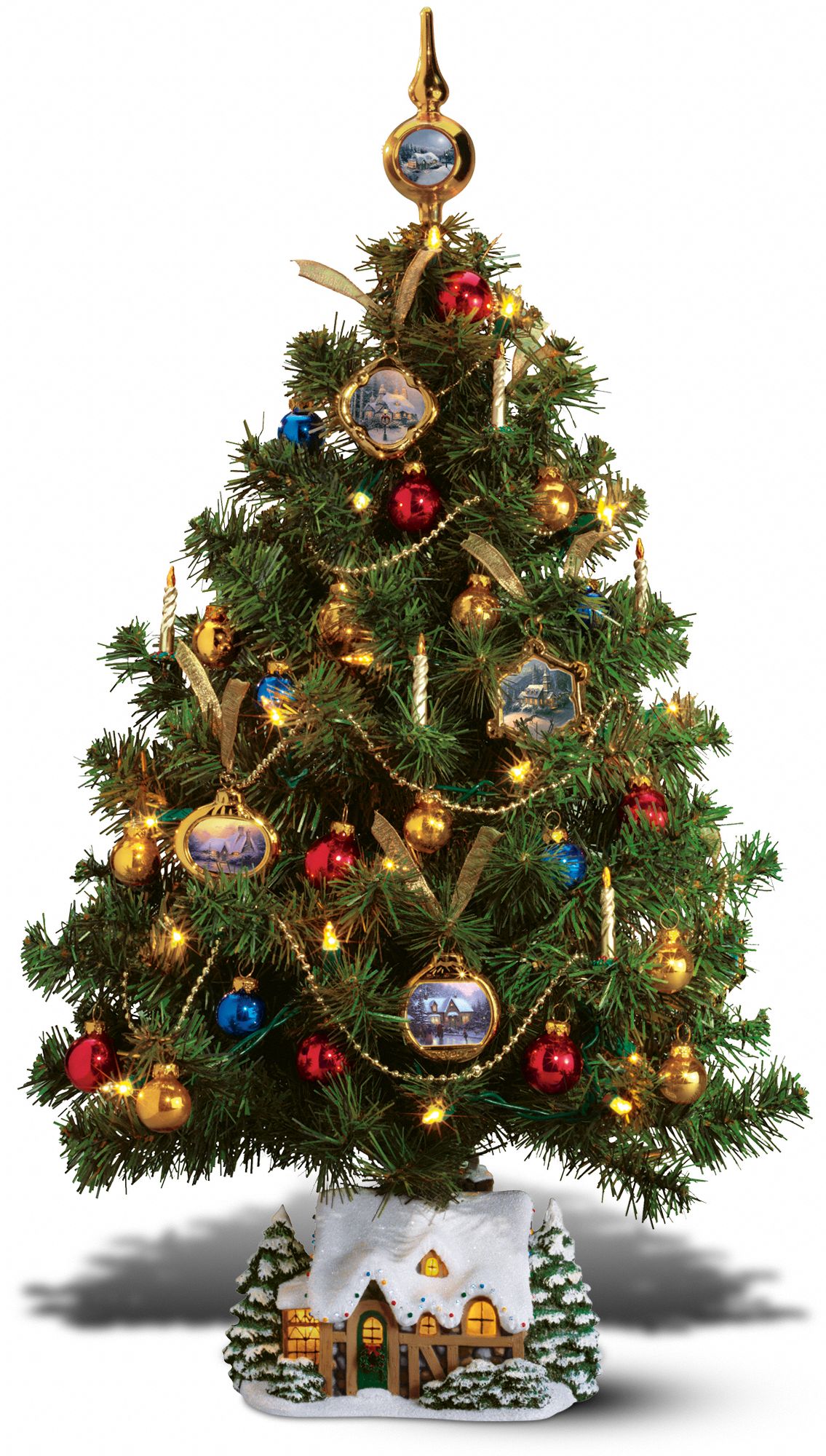 Teleflora's Thomas Kinkade Christmas Tree, picture