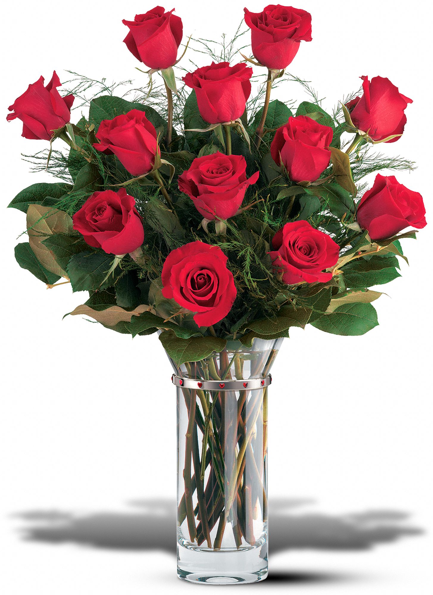 Teleflora's Hearts and Roses Bouquet in Novi&nbsp;MI, The Flower Alley
