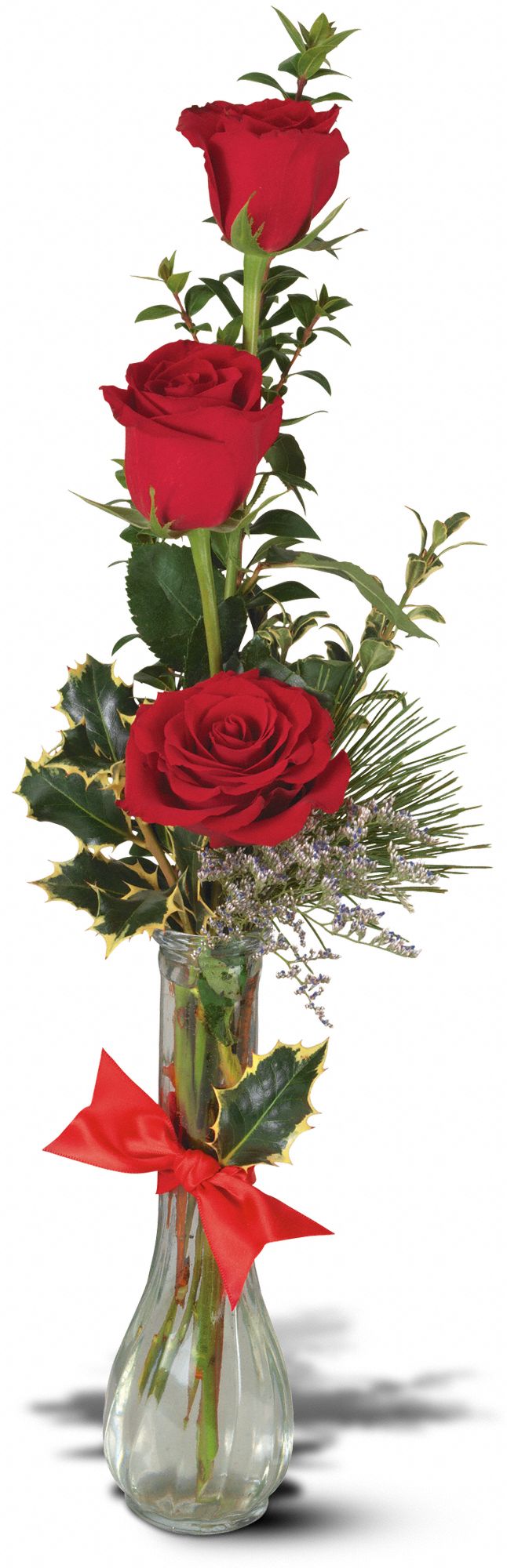 Teleflora's Rose Trio Vase in Winter Springs&nbsp;FL, Winter Springs Florist, LLC