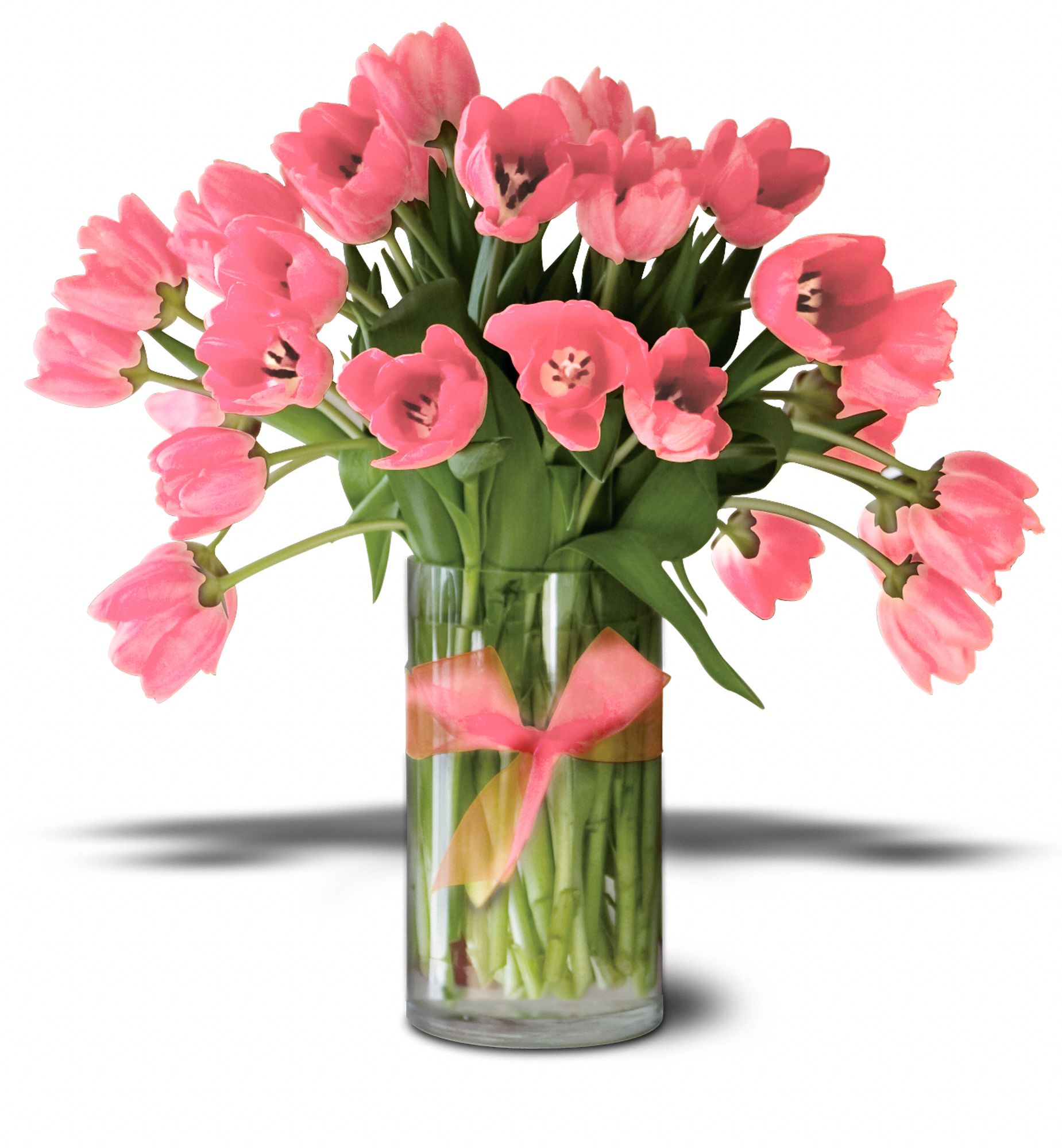 Teleflora's Precious Pink Tulips - Premium in Galesburg IL Anderson Florists