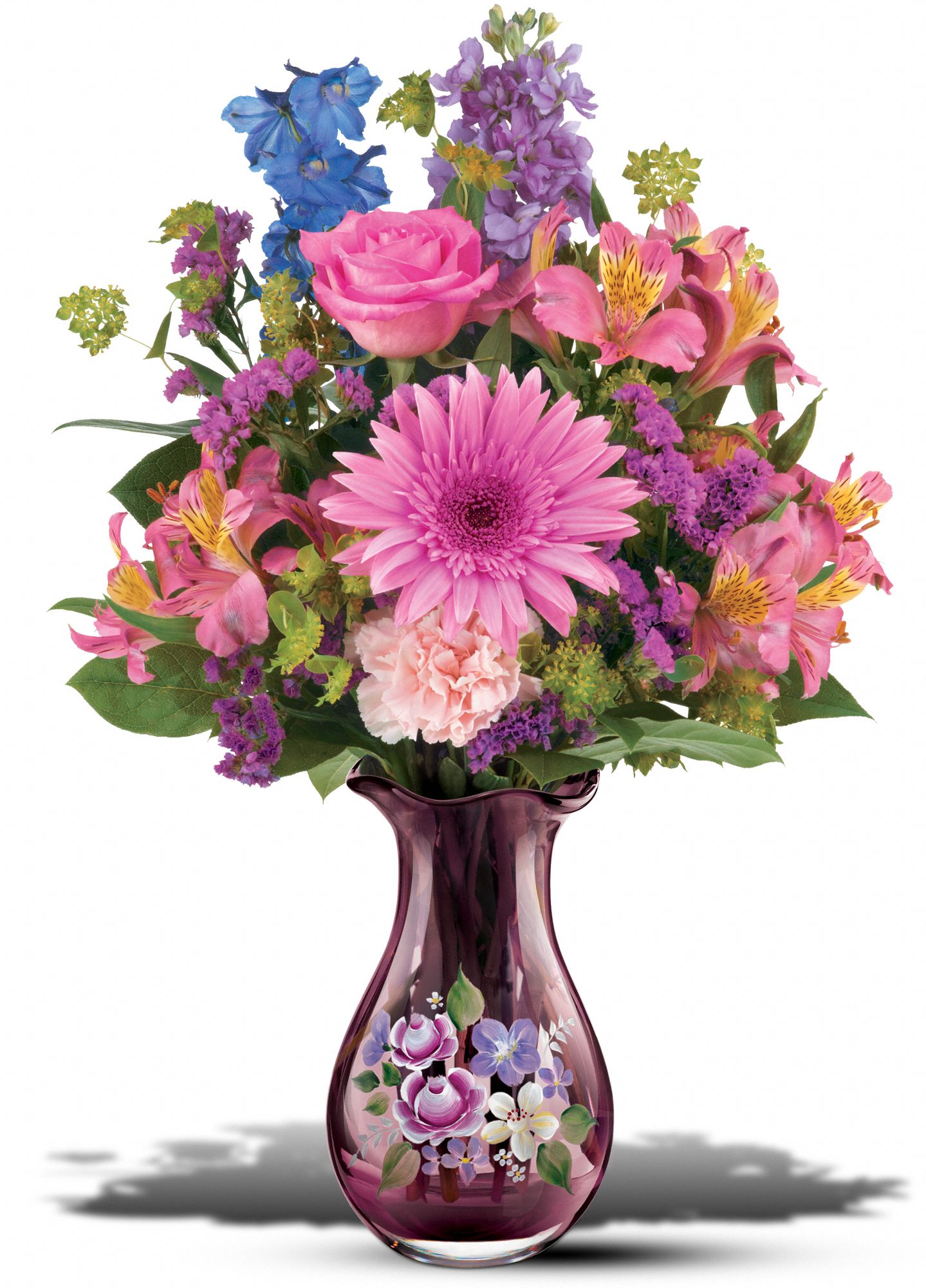Teleflora's Fenton Art Glass Bouquet, picture