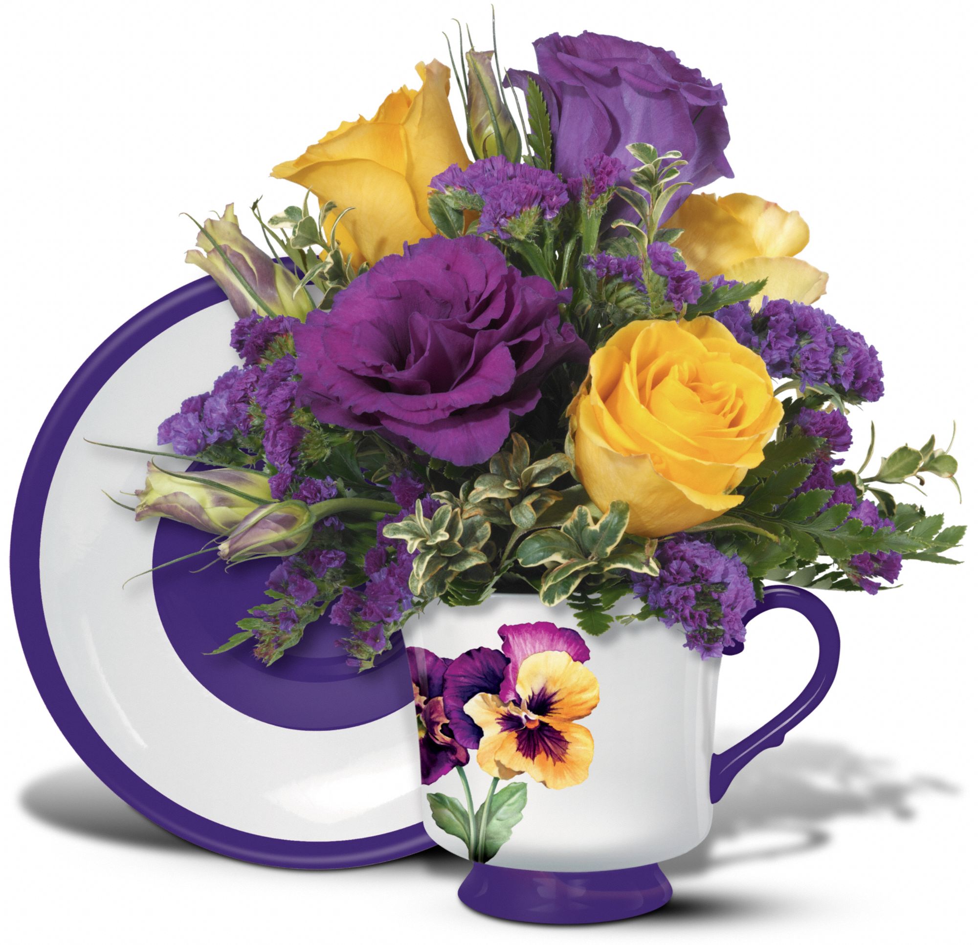 Teleflora's Pretty Pansy Bouquet, picture