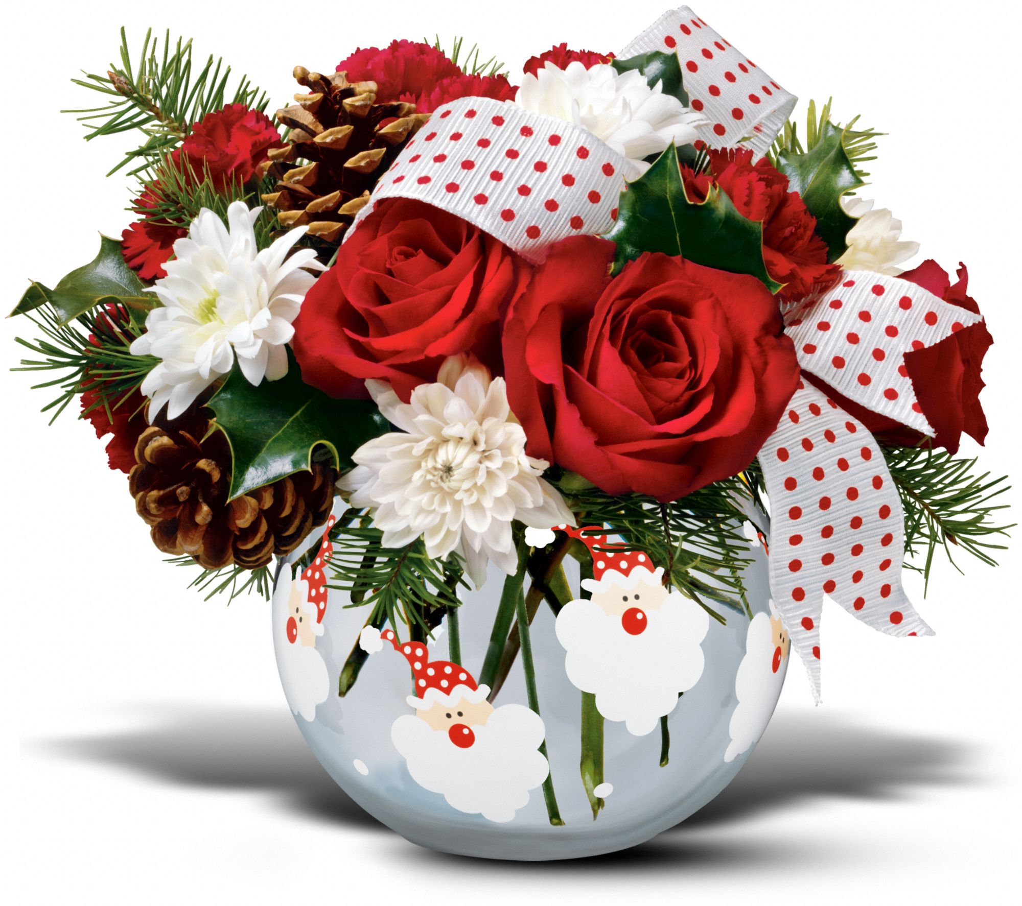 Teleflora's Merry Santa Bouquet, picture